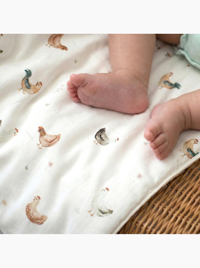 Copertura per culla neonato in mussola di cotone | sevira kids | sevira kids Ecru - Kiabi