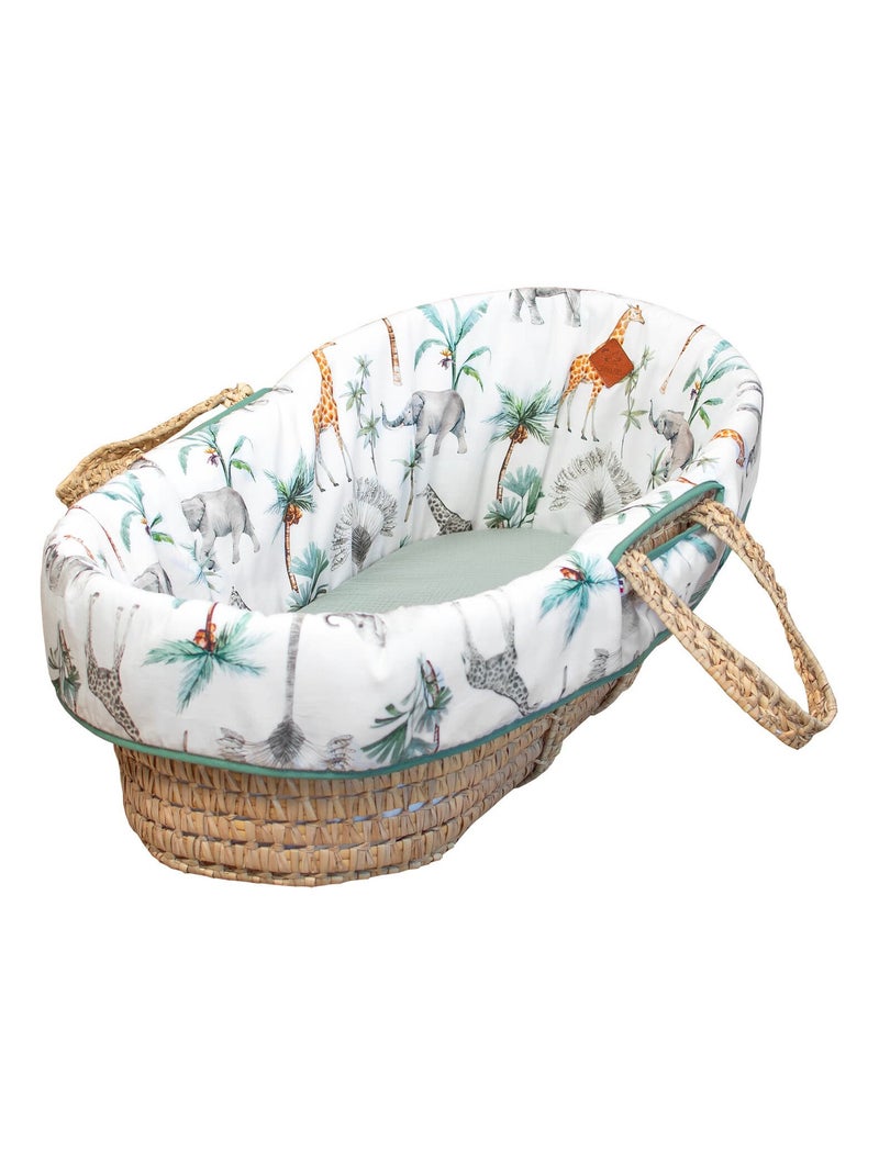 Copertura per culla neonato in mussola di cotone | sevira kids | sevira kids Verde acqua - Kiabi