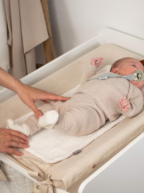 Copertura per fasciatoio in lino lavato | SEVIRA KIDS - Kiabi