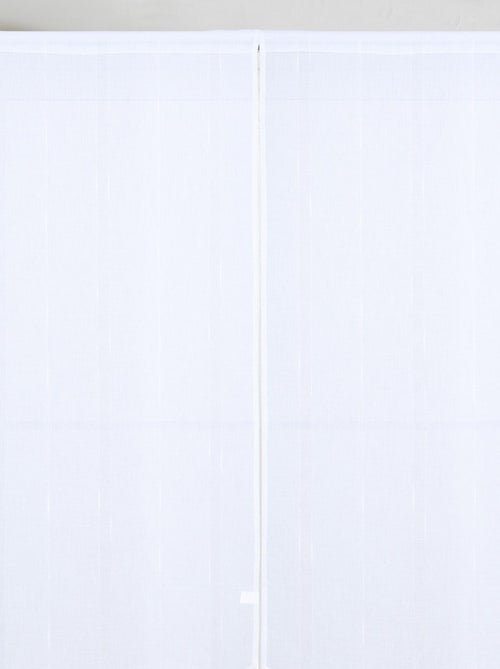 Coppia di piccole tende con strisce verticali lucide - Kiabi