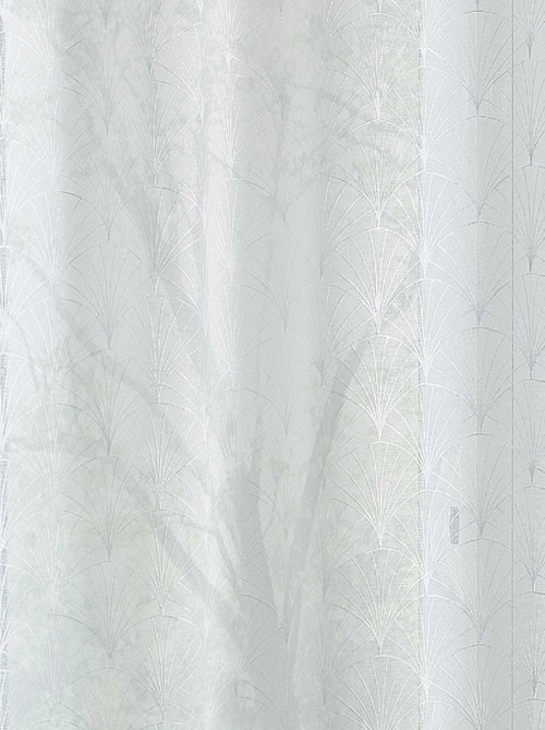 Coppia di piccole tende ricamate art déco - Kiabi