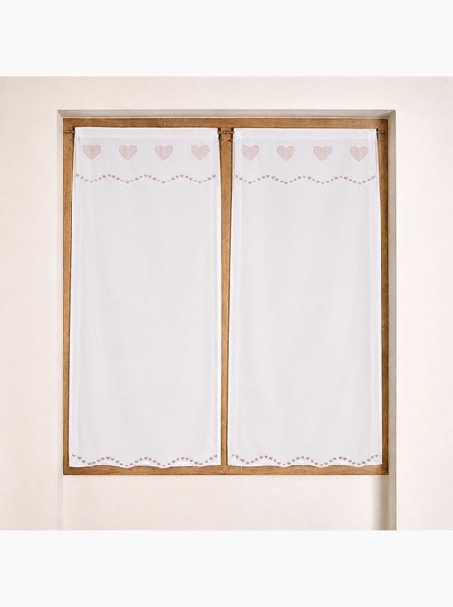 Coppia di piccoli tendini ricamati con cuori - Kiabi Coppia di piccoli tendini ricamati con cuori - Kiabi
