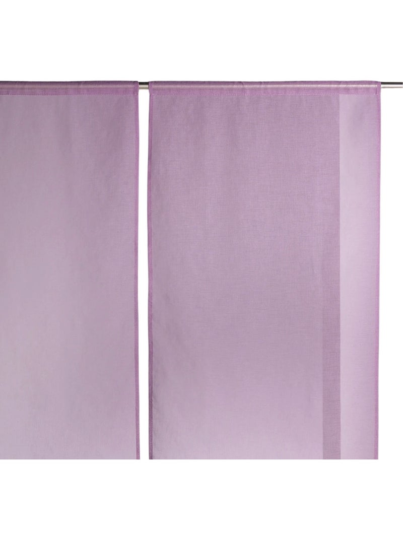 Coppia di tende basse e appuntite Malva lilla - Kiabi