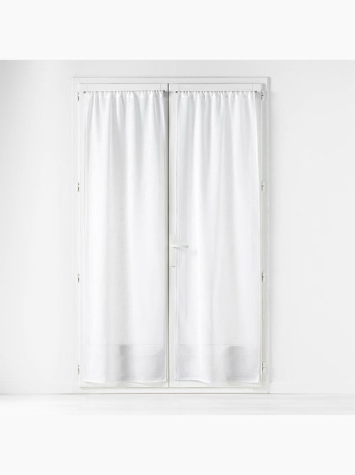 Coppia di tende effetto lino bianco Haltona - Kiabi Coppia di tende effetto lino bianco Haltona - Kiabi