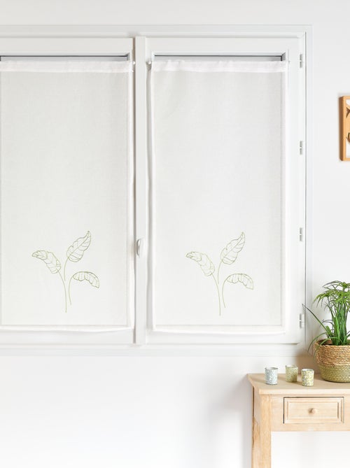 Coppia di tende in foglia di banano - Kiabi