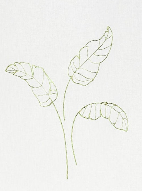 Coppia di tende in foglia di banano - Kiabi