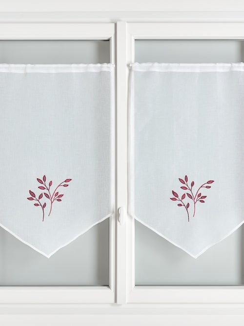 Coppia di tende ricamate - Kiabi