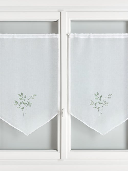 Coppia di tende ricamate - Kiabi