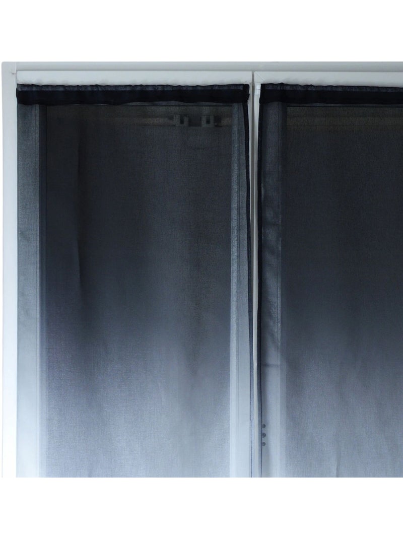Coppia di tende trasparenti con sfumature di colore Grigio chiaro - Kiabi