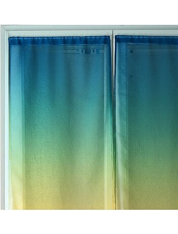 Coppia di tende trasparenti con sfumature di colore