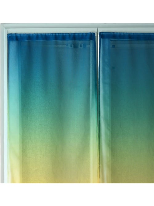 Coppia di tende trasparenti con sfumature di colore - Kiabi