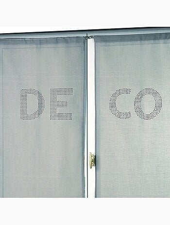 Coppia di tende trasparenti con strass “deco”