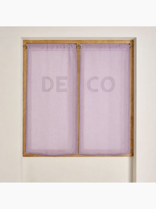 Coppia di tende trasparenti con strass “DECO” - Kiabi