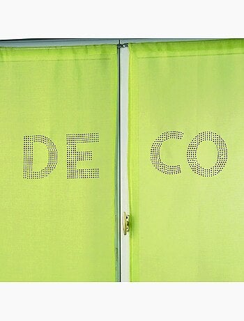 Coppia di tende trasparenti con strass “deco”