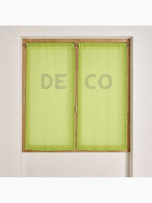 Coppia di tende trasparenti con strass “DECO” - Kiabi
