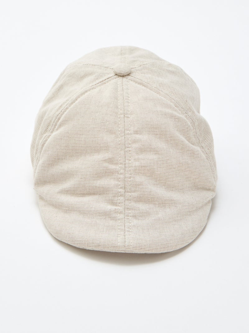 Coppola in cotone e lino Beige - Kiabi