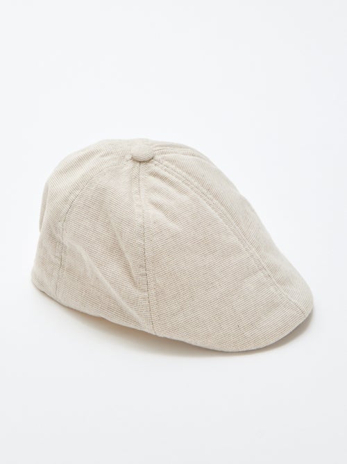 Coppola in cotone e lino tinta unita - Kiabi