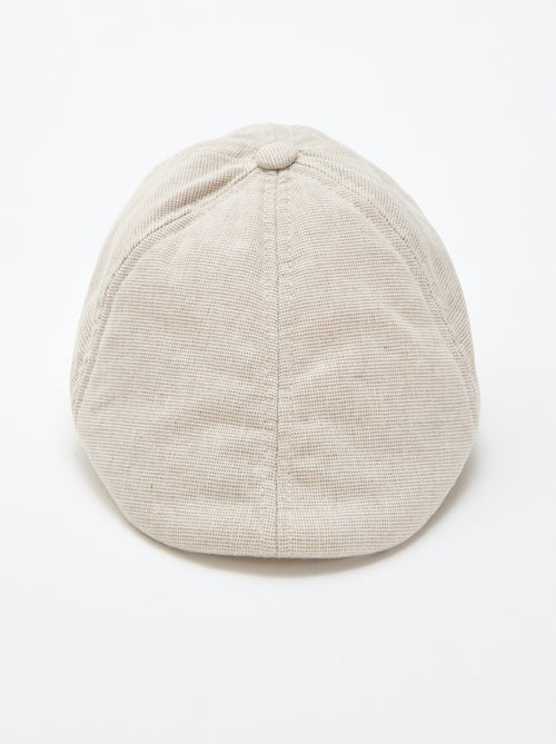 Coppola in cotone e lino tinta unita - Kiabi