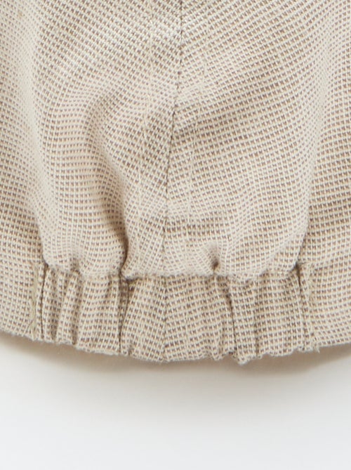 Coppola in cotone e lino tinta unita - Kiabi