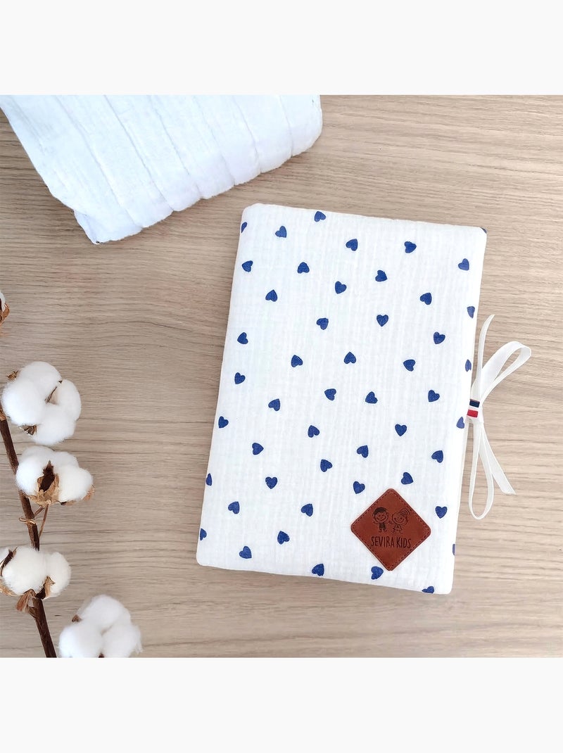 Copri libretto sanitario per neonato in cotone | SEVIRA KIDS Blu - Kiabi