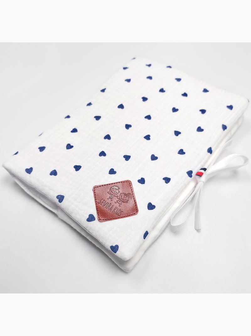 Copri libretto sanitario per neonato in cotone | SEVIRA KIDS Blu - Kiabi