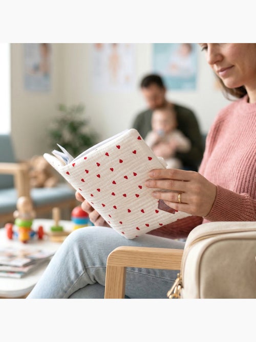 Copri libretto sanitario per neonato in cotone | sevira kids - Kiabi Copri libretto sanitario per neonato in cotone | sevira kids - Kiabi