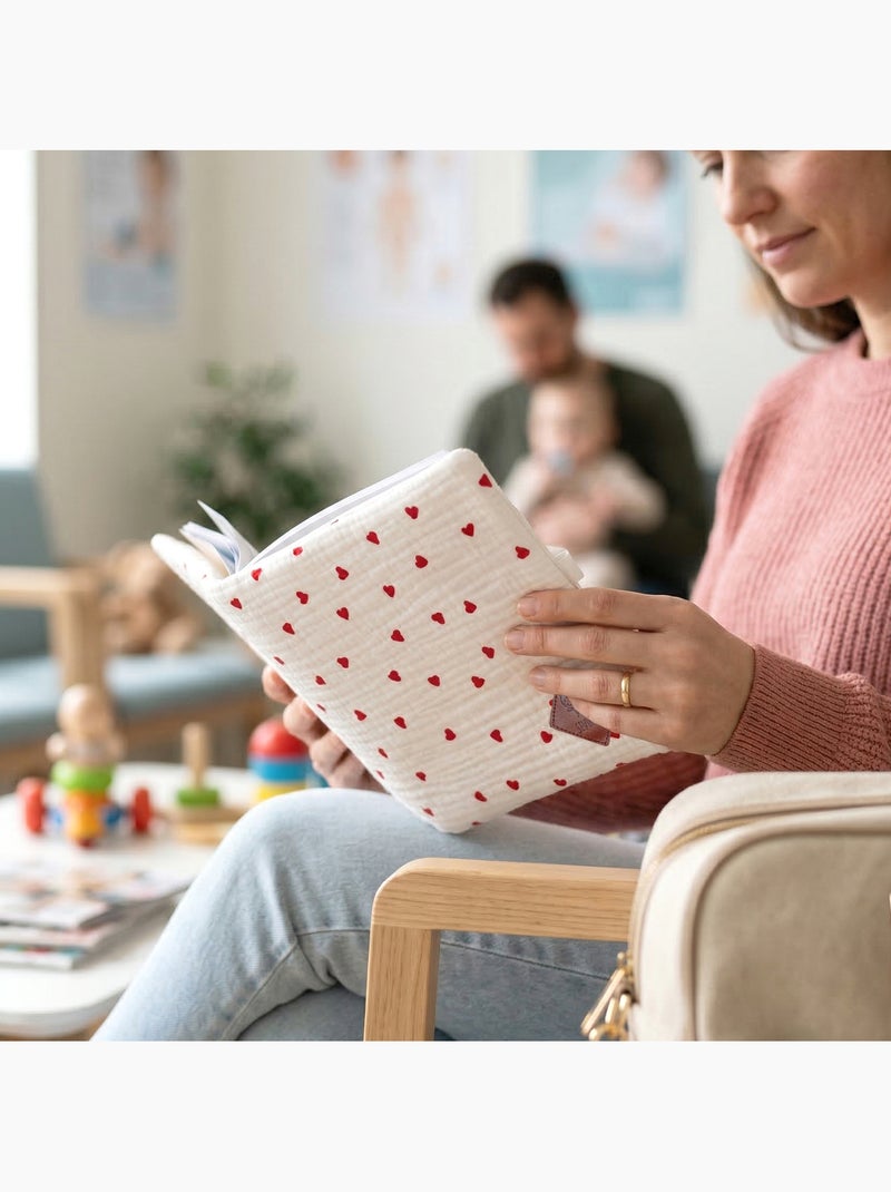 Copri libretto sanitario per neonato in cotone | SEVIRA KIDS Rosso - Kiabi