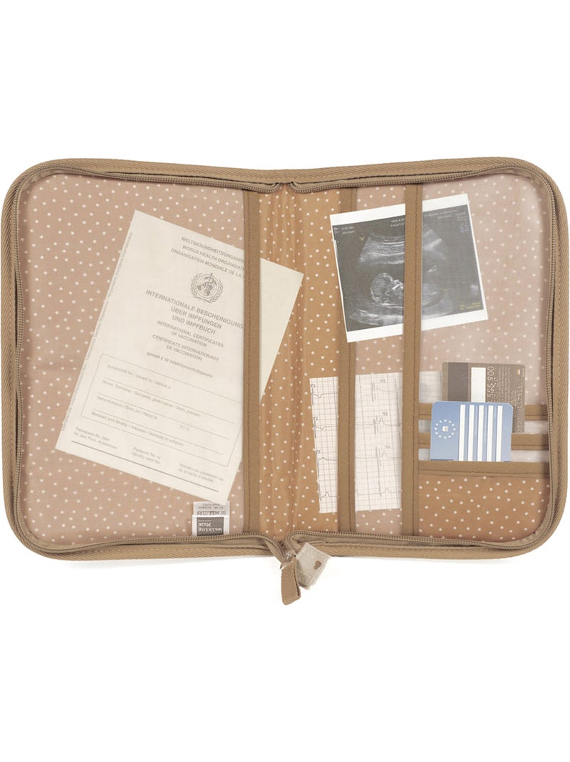 Copri libretto sanitario | Walking Mum Marrone chiaro - Kiabi
