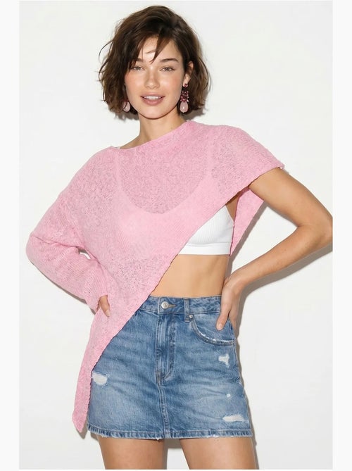 Copricostume da spiaggia in maglia con cut-out da donna lucci - Kiabi Copricostume da spiaggia in maglia con cut-out da donna lucci - Kiabi