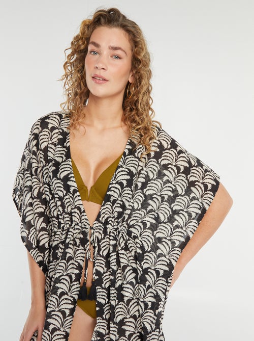 Copricostume lungo aperto stampato - Kiabi