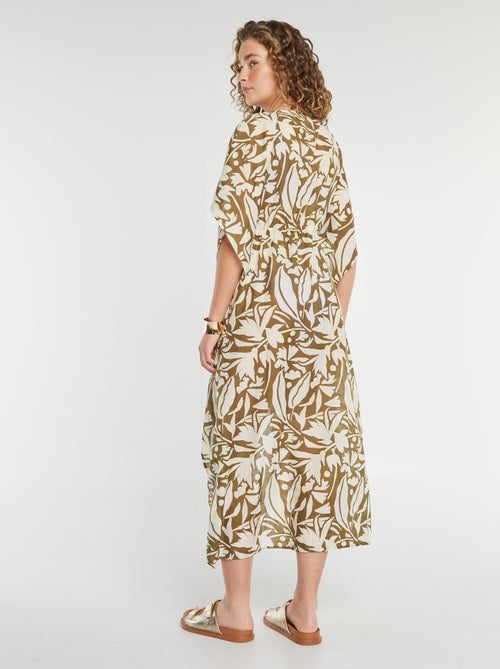 Copricostume lungo aperto stampato - Kiabi