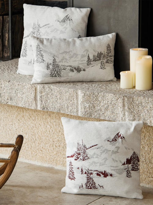 Copricuscino Abeti innevati - Kiabi