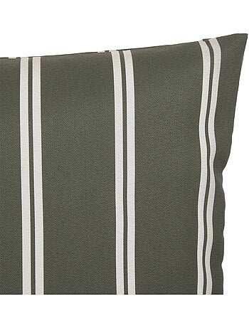 Copricuscino da esterno tileo 50x30cm a righe verde scuro