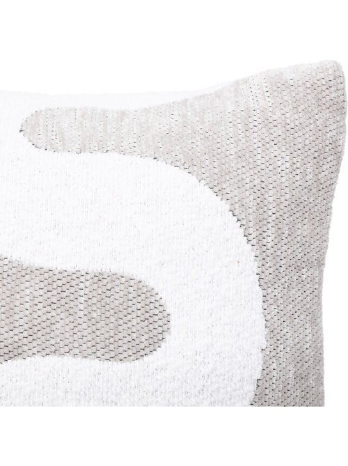 Copricuscino in ciniglia di design - Kiabi