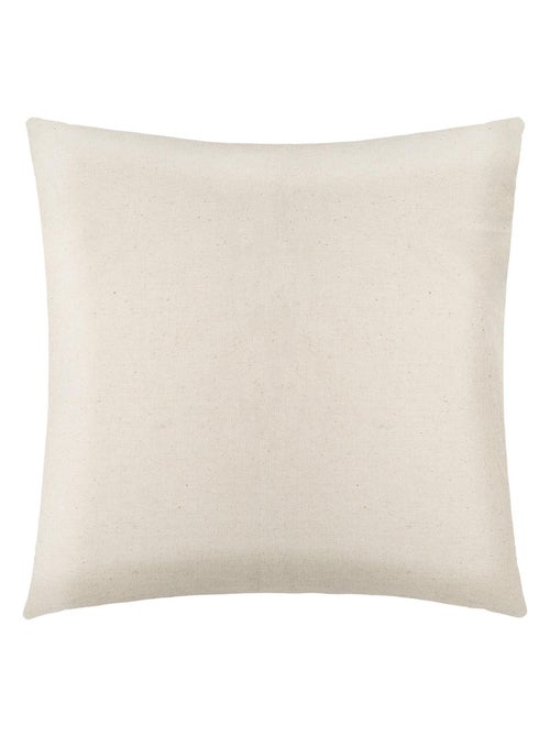 Copricuscino in ciniglia geometrica - Kiabi