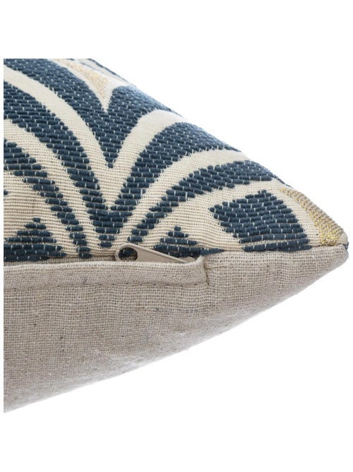 Copricuscino in ciniglia geometrica - Kiabi