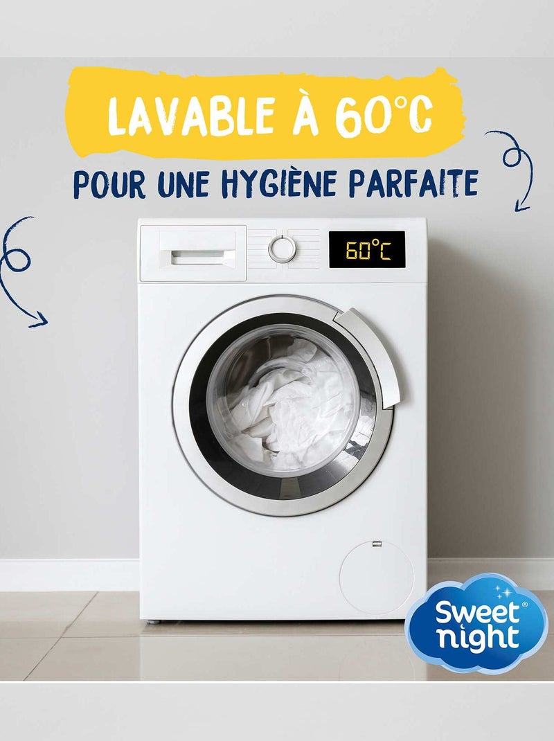 Copricuscino in cotone impermeabile e antiacaro bianco - Kiabi