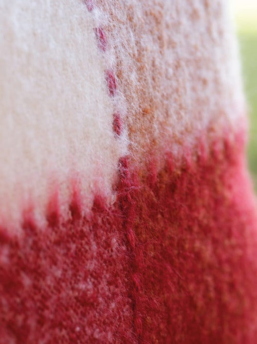 Copricuscino in mohair a quadri - Kiabi