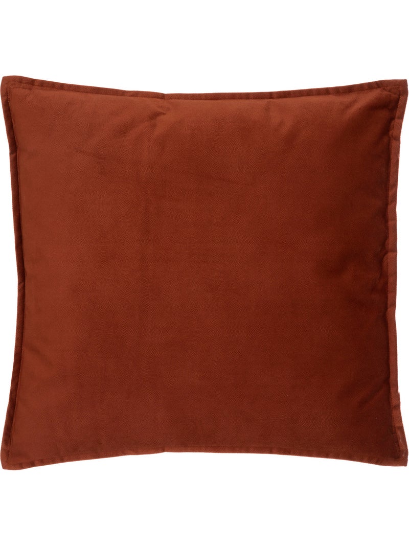 Copricuscino in velluto Terracotta - Kiabi