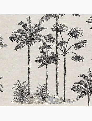 Copricuscino palm bianco e nero 40x40cm