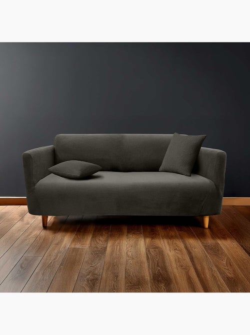 Copridivano elasticizzato in rilievo per divano a 3 posti - Kiabi