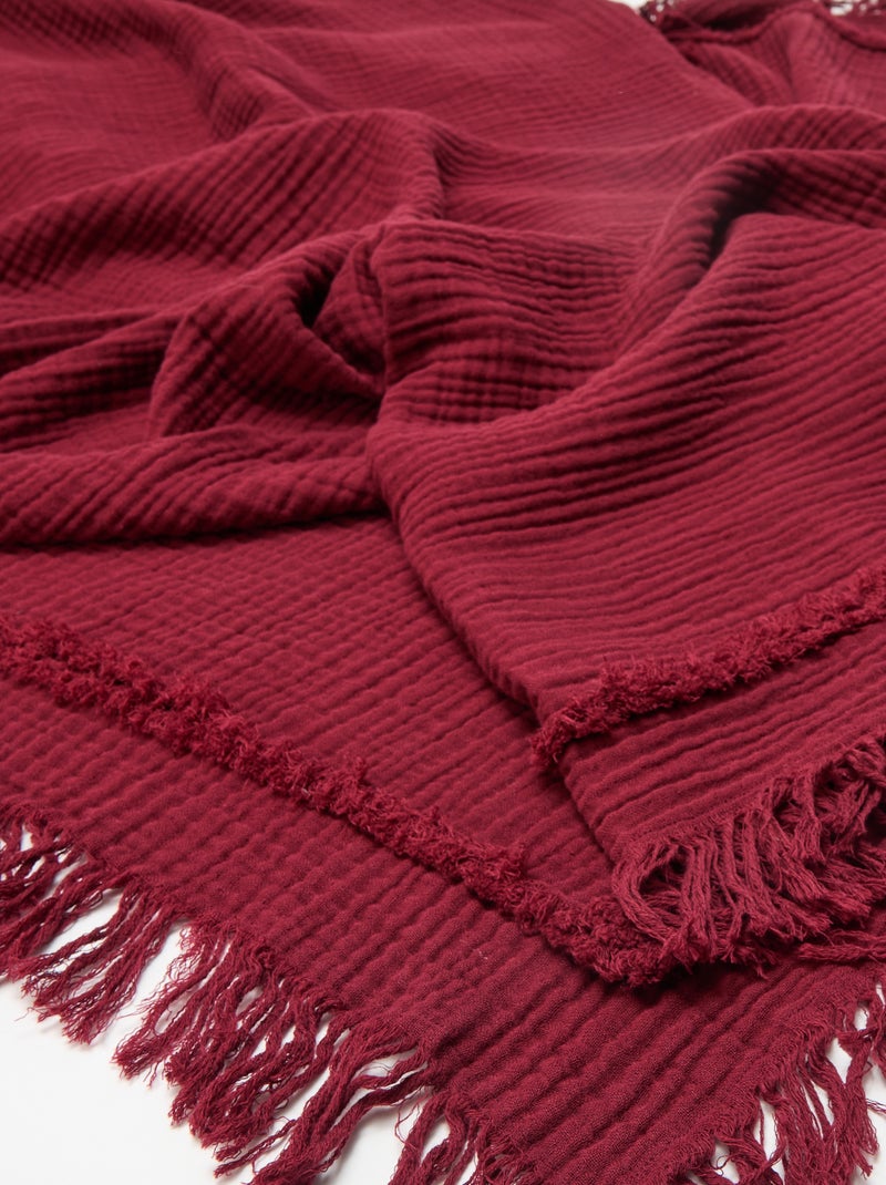 Copridivano Natalizio 180 x 200 cm Rosso - Kiabi