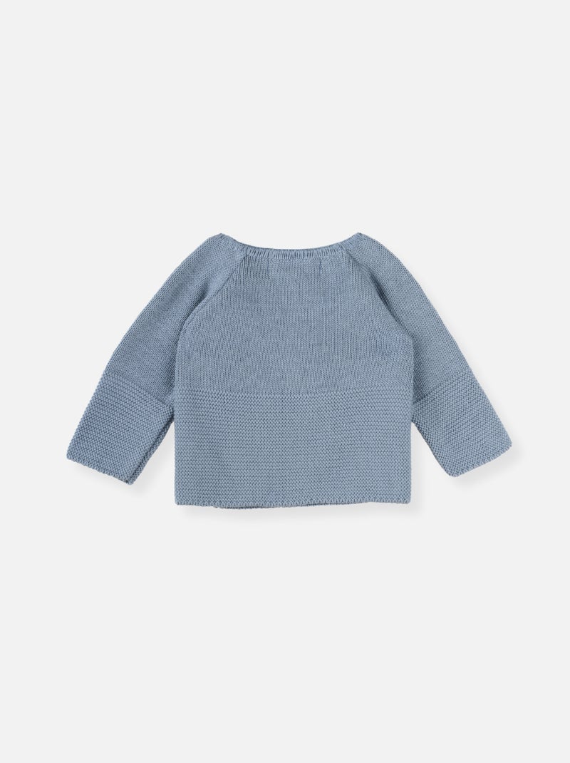 Coprifasce neonato a doppia maglia in cotone - collezione «petits chats» Blu - Kiabi