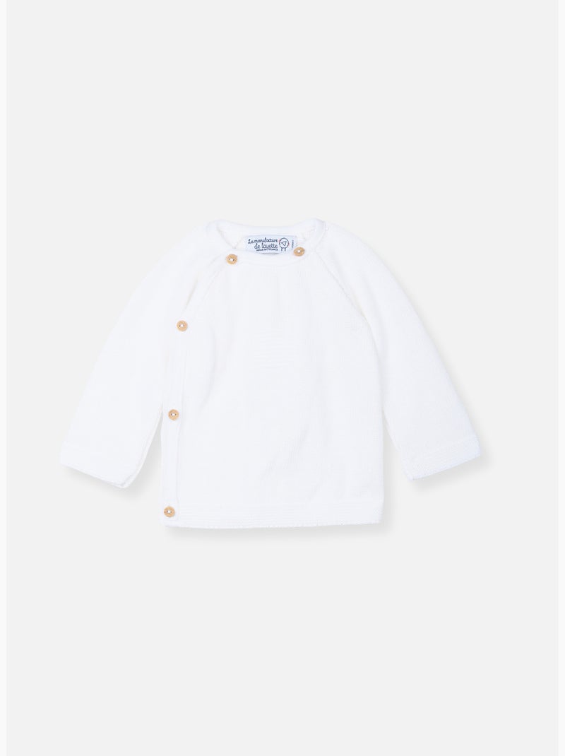 Coprifasce neonato in cotone - collezione «petits chats» Bianco - Kiabi