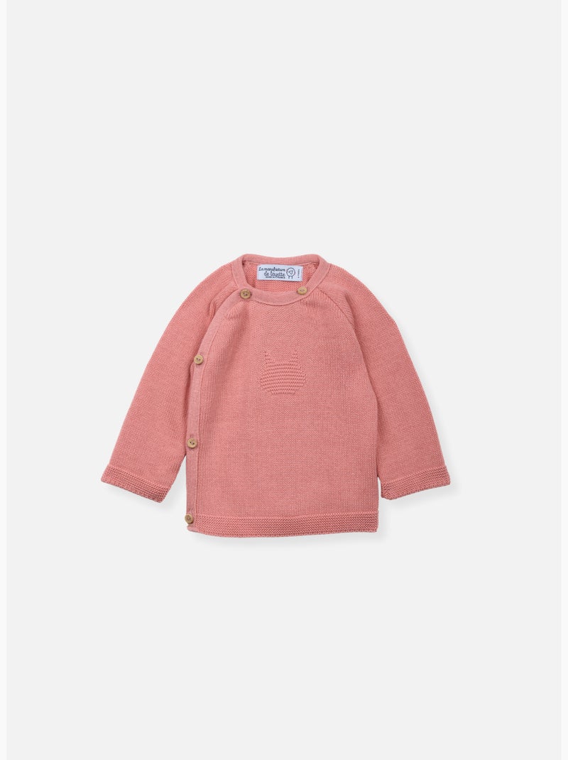 Coprifasce neonato in cotone - collezione «petits chats» Rosa - Kiabi