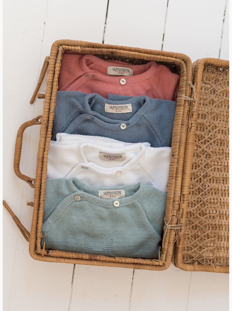 Coprifasce neonato in cotone - collezione «petits chats» Verde - Kiabi