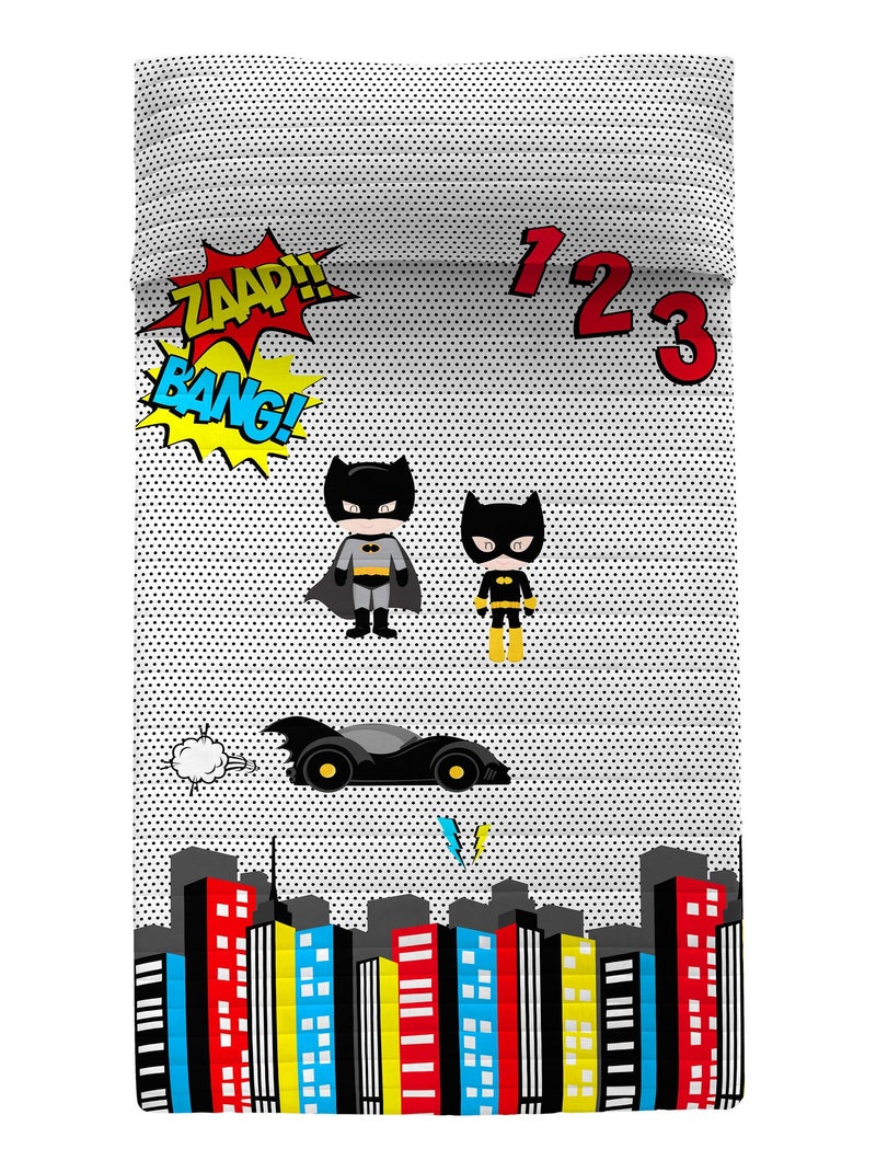 Copriletto Bat "Happyfriday" Multicolore - Kiabi