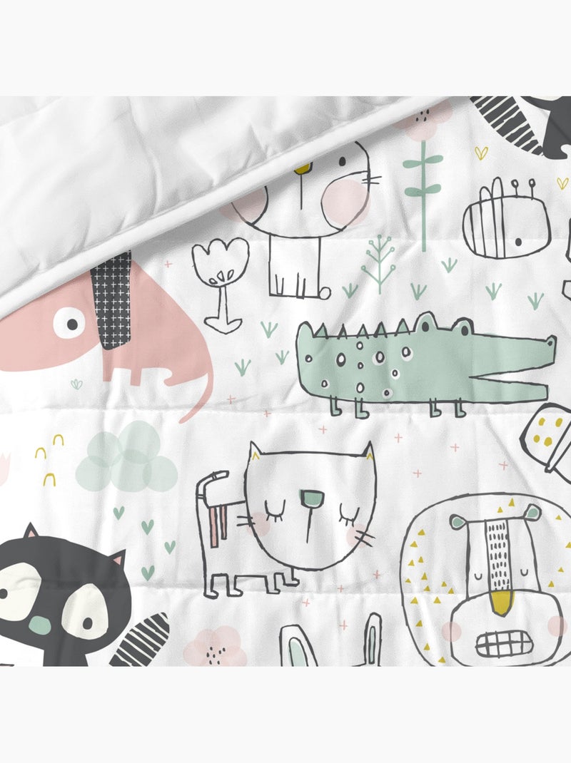 Copriletto Best buddies "Happyfriday" Multicolore - Kiabi