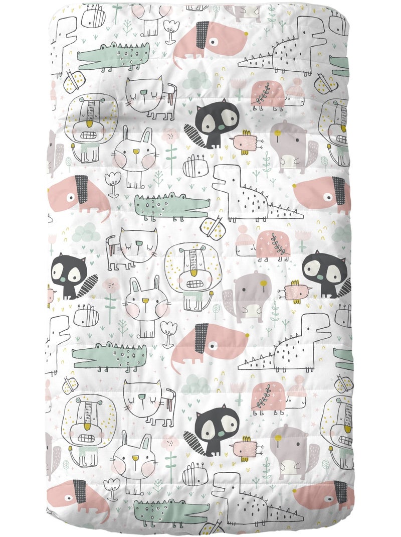 Copriletto Best buddies "Happyfriday" Multicolore - Kiabi