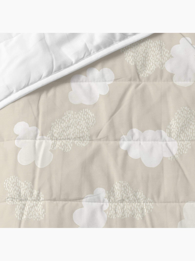 Copriletto Clouds "Happyfriday" Beige - Kiabi